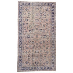 Distressed Antique Turkish Sparta Palace Rug with French Provincial Style