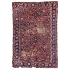 Distressed Antique Turkish Sparta Rug with Industrial Rustic Artisan Style