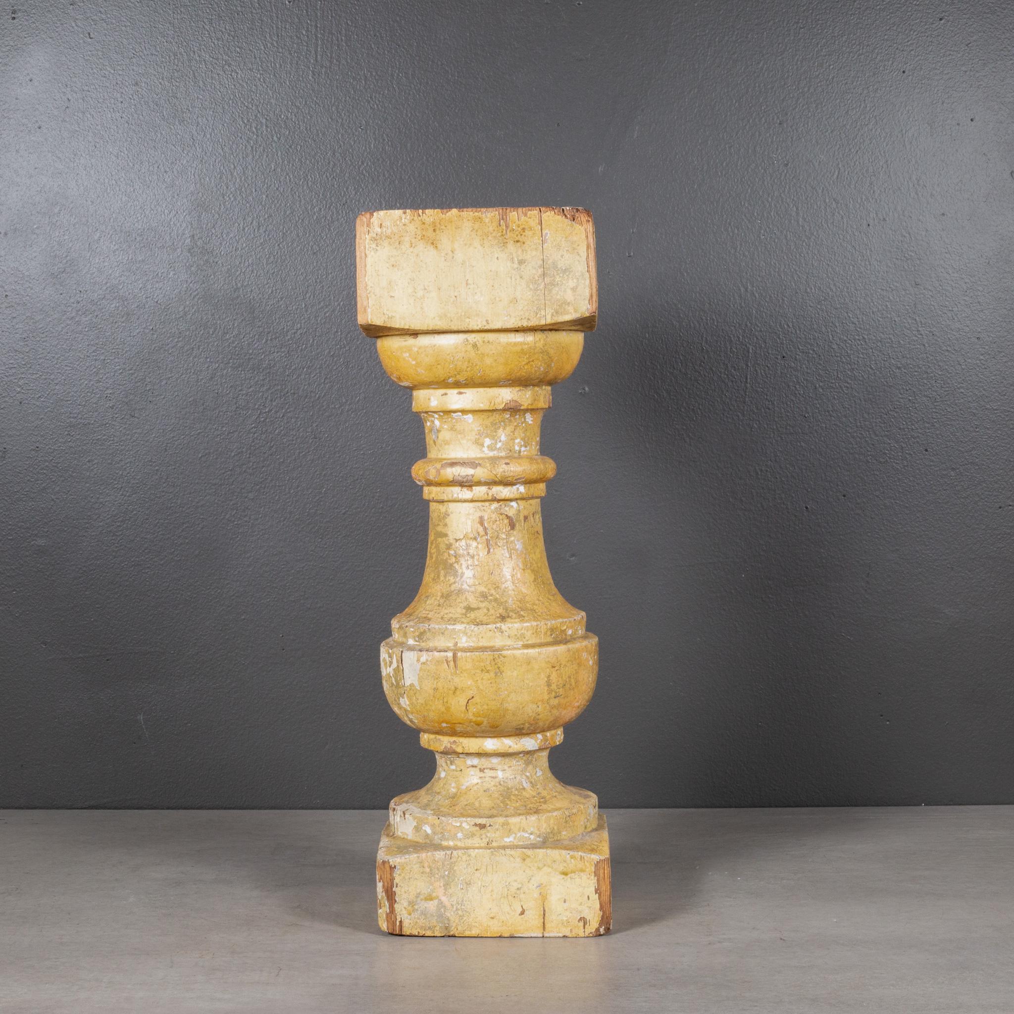 Distressed Architectural Column c.1940  (FREE SHIPPING) In Good Condition For Sale In San Francisco, CA