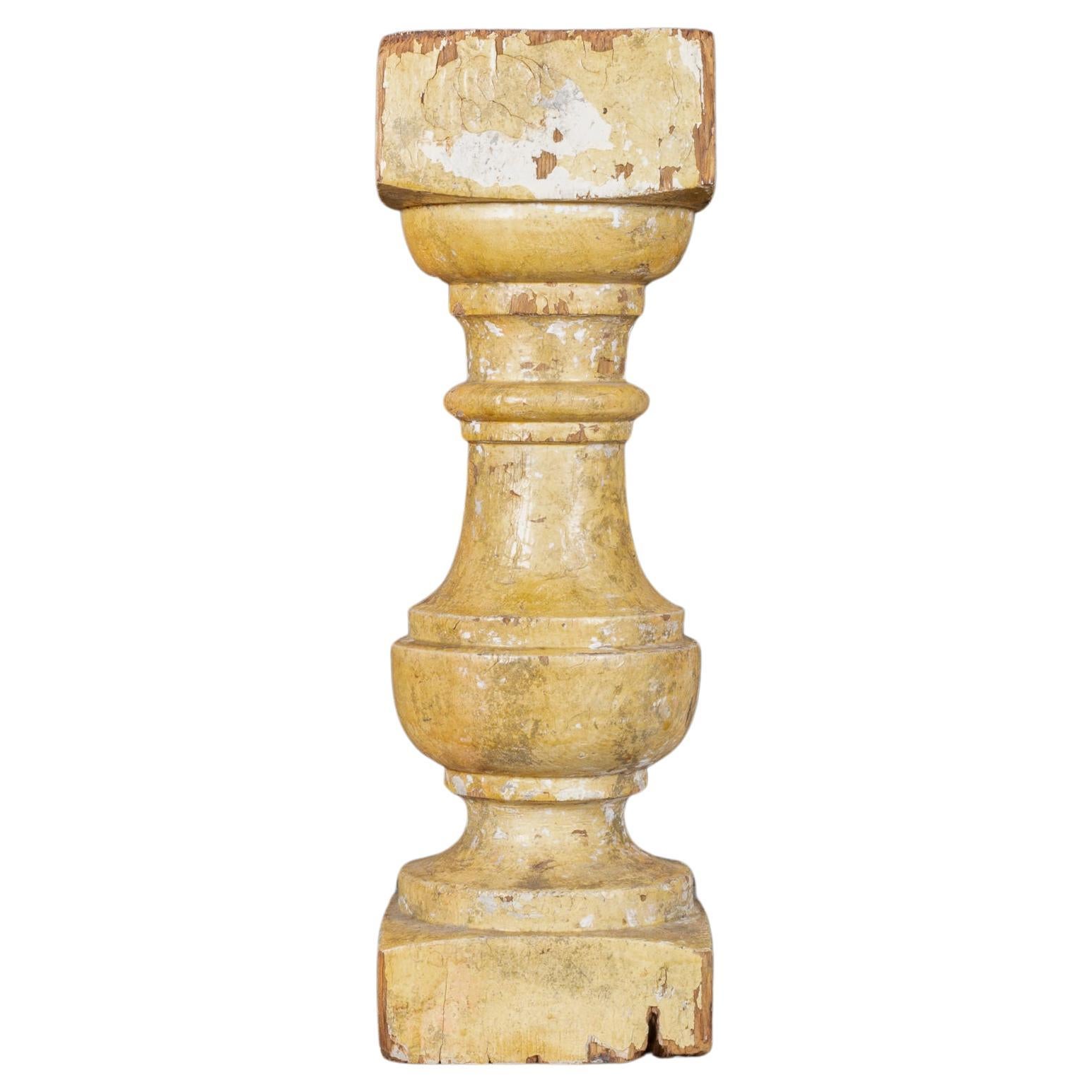 Distressed Architectural Column c.1940  (FREE SHIPPING) For Sale