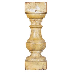 Antique Distressed Architectural Column c.1940  (FREE SHIPPING)