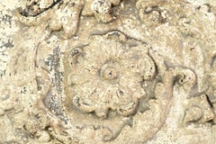 Distressed Cast Iron Frieze Panel Floral Design NYC Building Facade