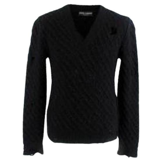 Dolce & Gabbana Brown Hooded Studded Ayers Leopard Sweater