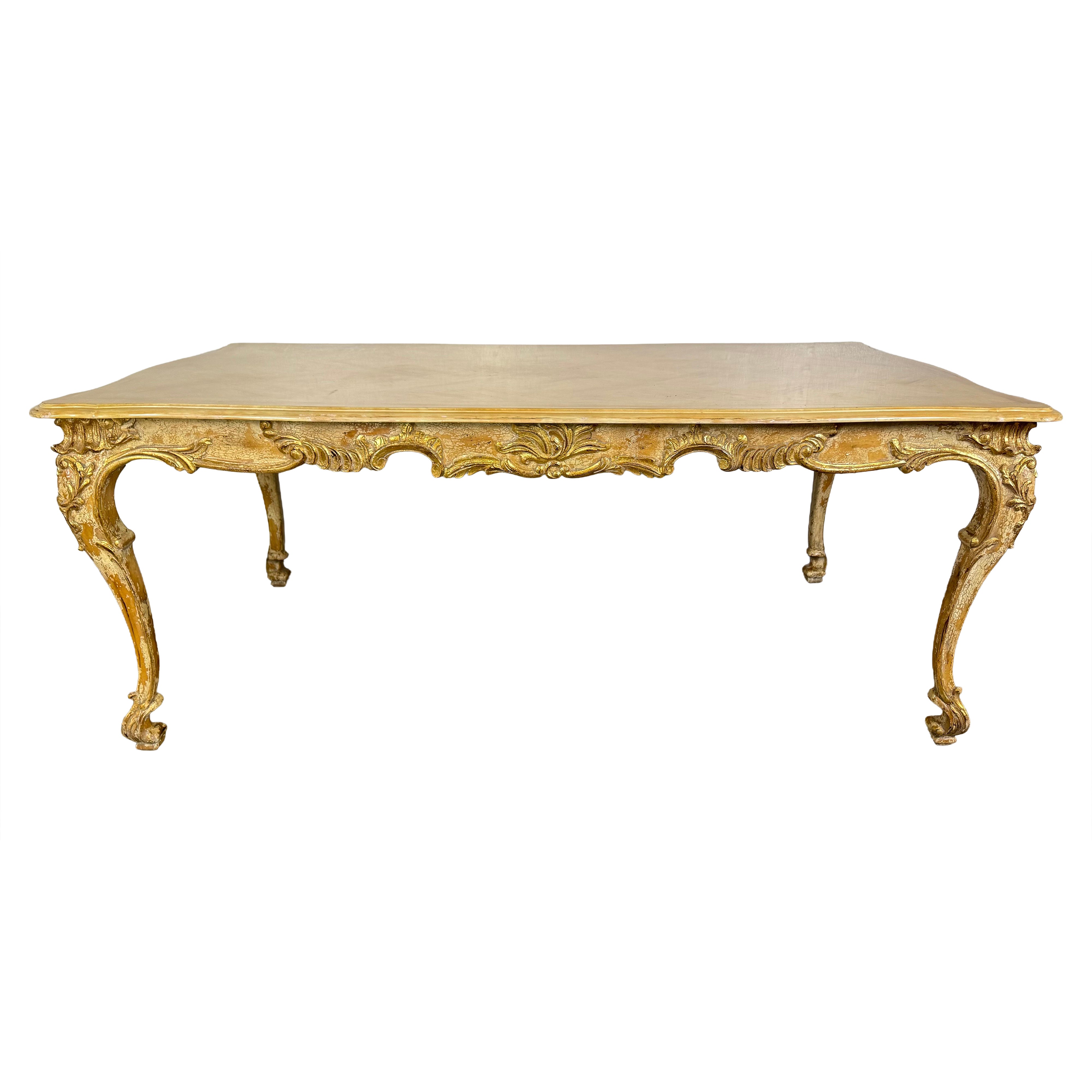 French Provincial Style Dining Table C. 1930's