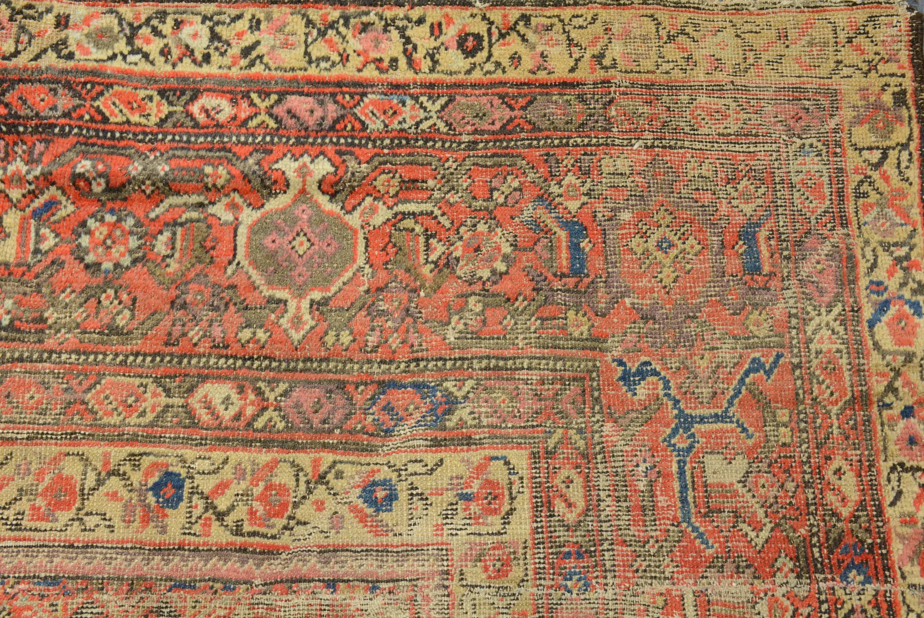 Sarouk Farahan Tappeto Fereghan invecchiato della fine del XIX secolo in vendita
