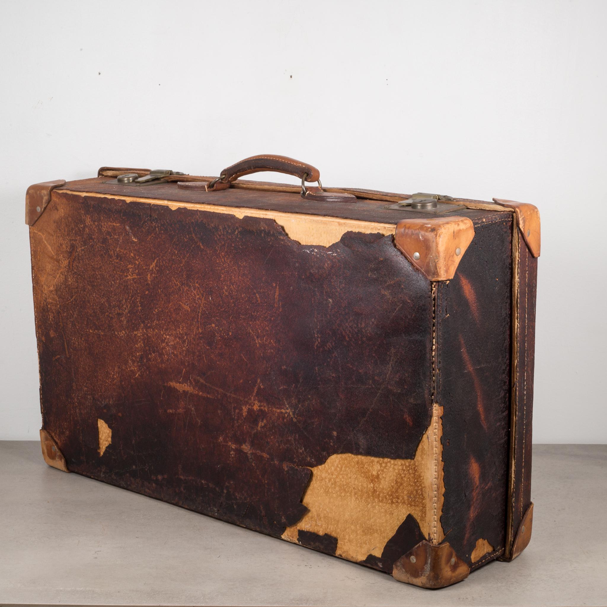 bronze suitcase