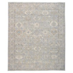 Tapis Mahal vieilli gris neutre 12'1''x14'6''