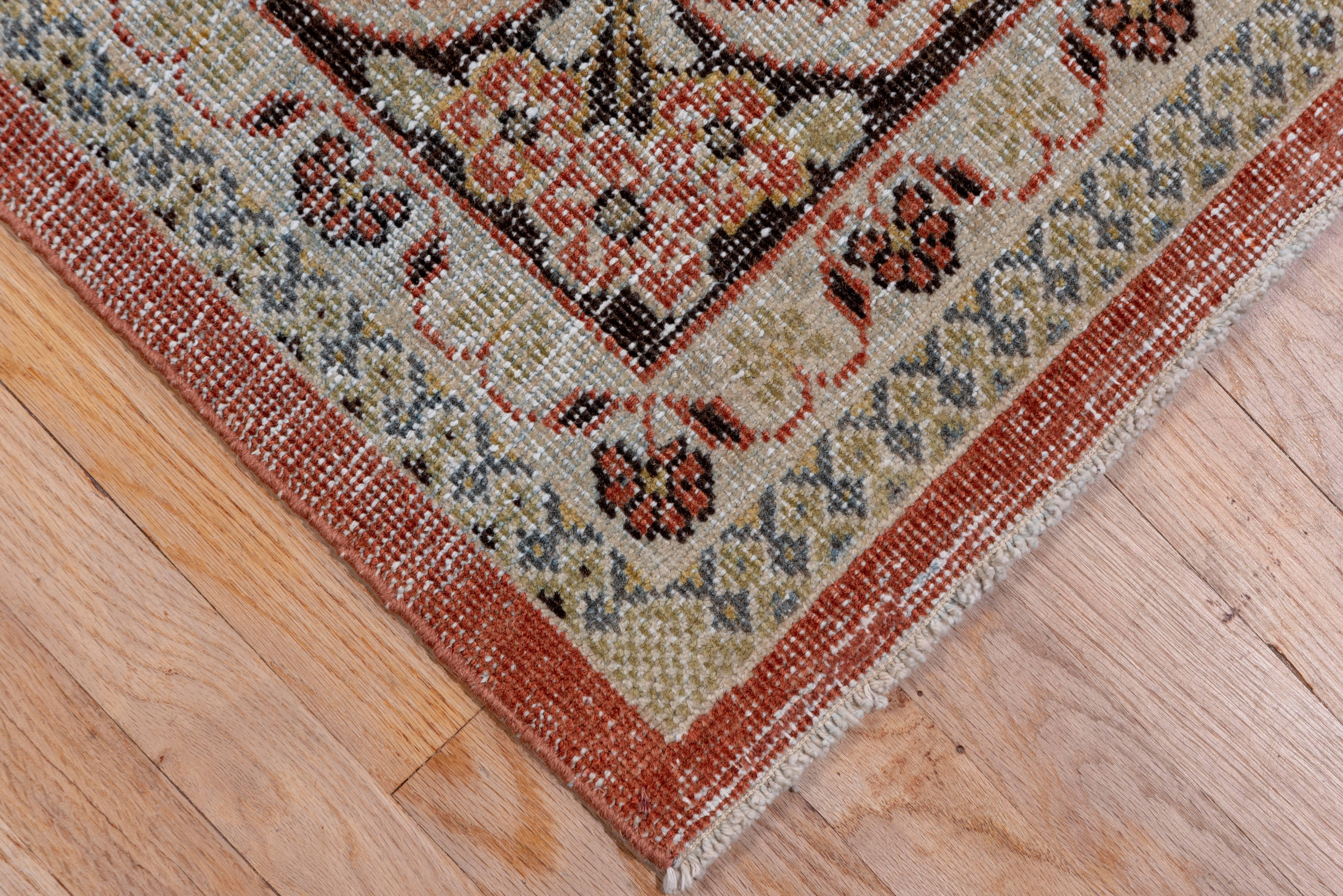 Hand-Knotted Tribal Antique Mahal Carpet