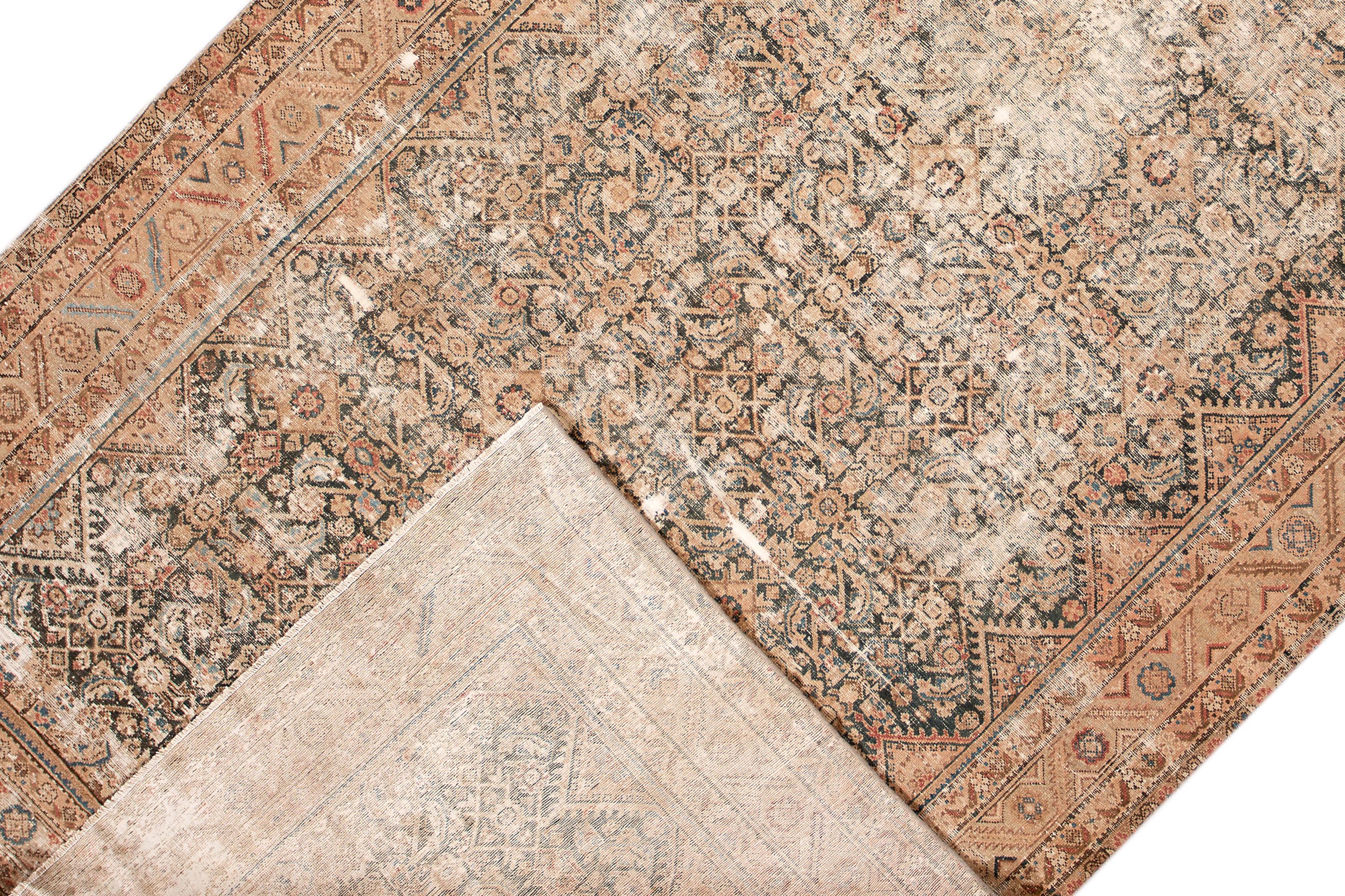 Persian Distressed Malayer Gallery Rug