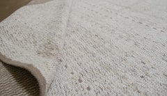 Distressed Moroccan Neutral Wool Rug 11'6''x15'1''