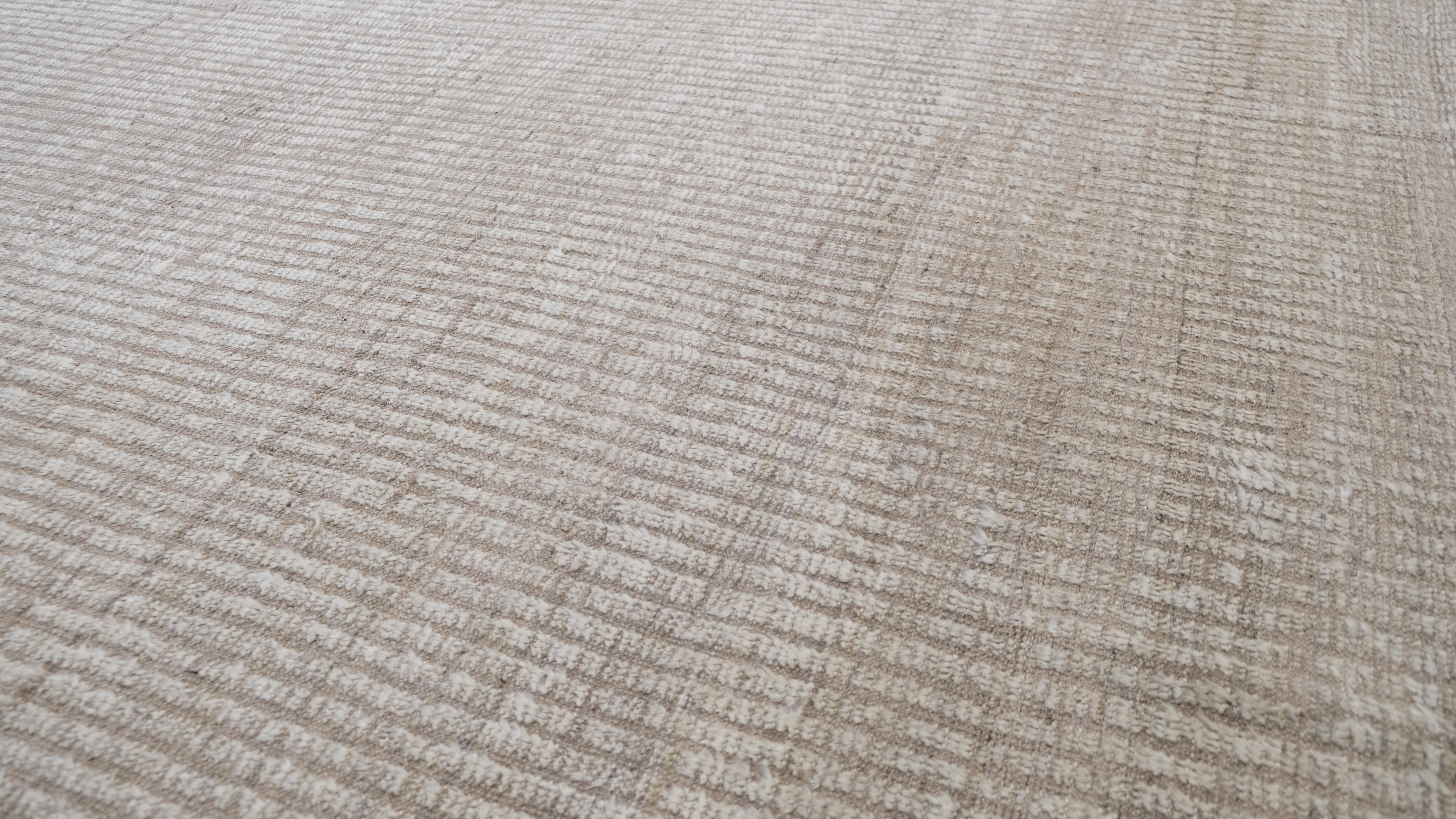 Distressed Moroccan Wool Rug 14'3''x18'2'' For Sale 1
