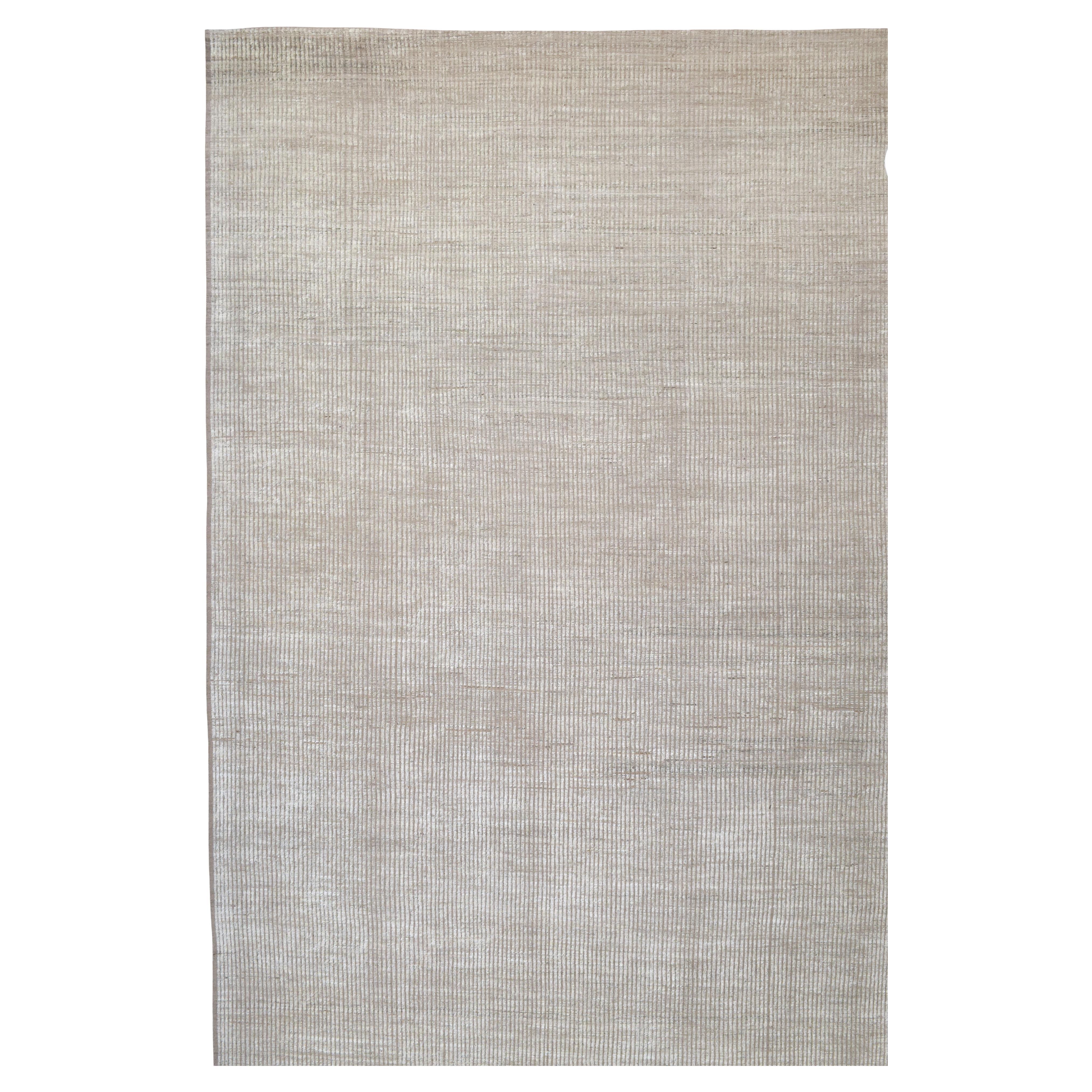 Distressed Moroccan Wool Rug 14'3''x18'2'' For Sale