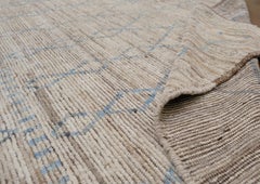 Modern Berber Styled Wool  Rug 8'1''x9'4''