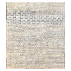 Modern Berber Styled Wool  Rug 8'1''x9'4''