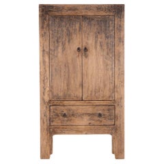 Distressed Patina Two Door Armoire