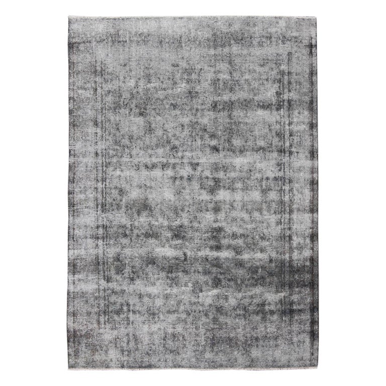 Distressed Persian Rug with a Modern Design in Gray and Blue For Sale at  1stDibs | distressed persian rugs, distressed rug, modern persian rug
