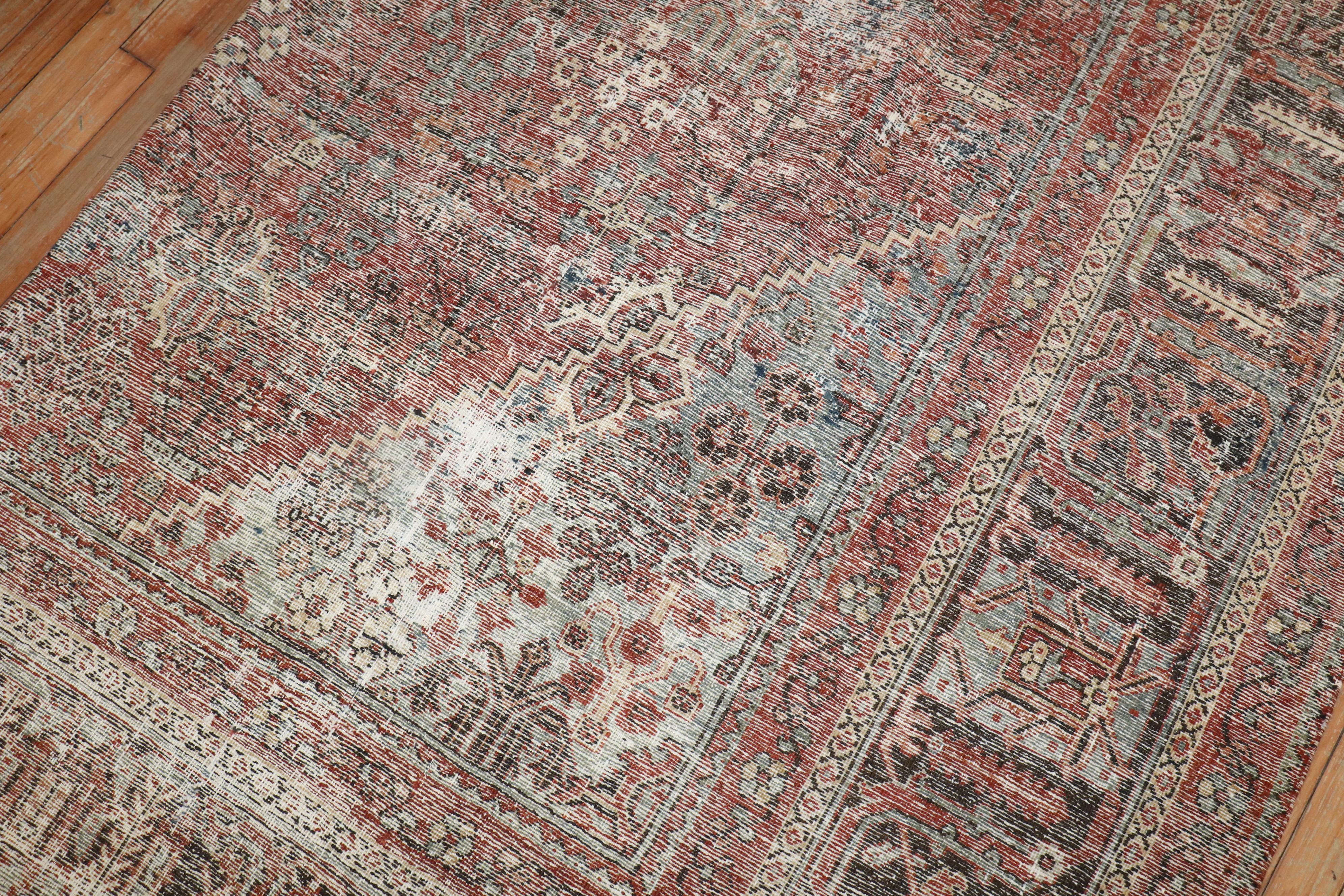 Shaker Distressed Room Size Persian Antique Rug