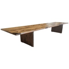 Distressed Rustic Reclaimed Lumber Dining Table