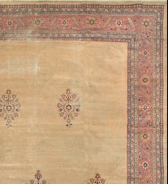 Distressed Shabby Chic Vintage Turkish Rug, circa 1940 12' x 18'
