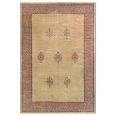 Distressed Shabby Chic Used Turkish Rug, circa 1940 12' x 18'