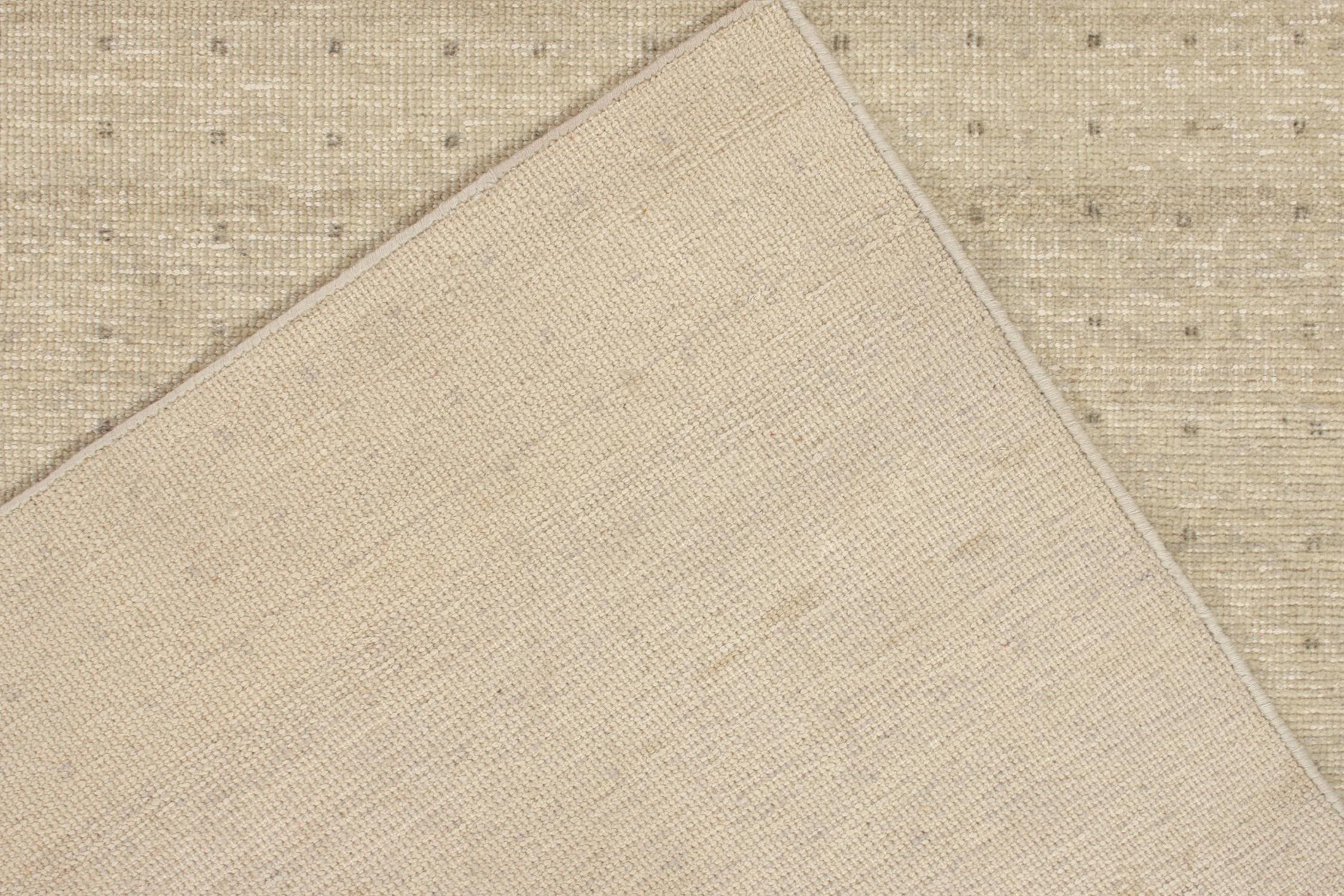 Moderner Teppich & Kelim-Teppich im Used-Stil in Grau & Schwarz mit abstraktem Muster im Zustand „Neu“ im Angebot in Long Island City, NY