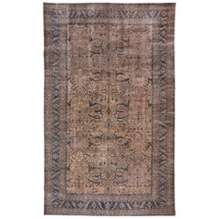 Distressed Turkish Sparta Carpet, circa 1910s
