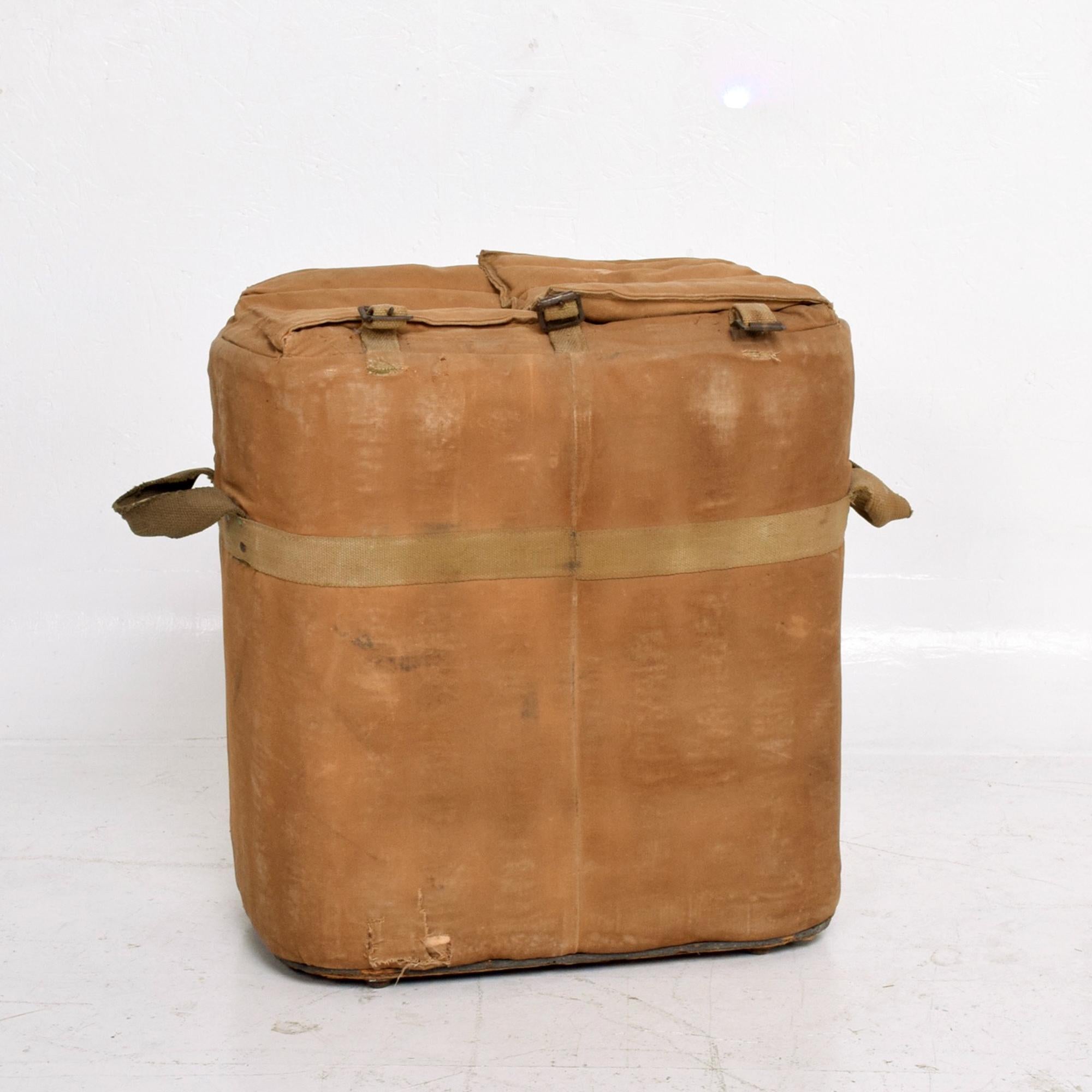 Américain Coffret fourre-tout ICE COOLER militaire en mauvais état, années 1940, armée américaine