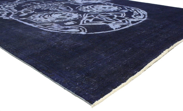 Distressed Vintage Skull Rug Inspired by Alexander McQueen For Sale at ...