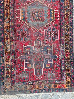 Distressed vintage Karaje runner