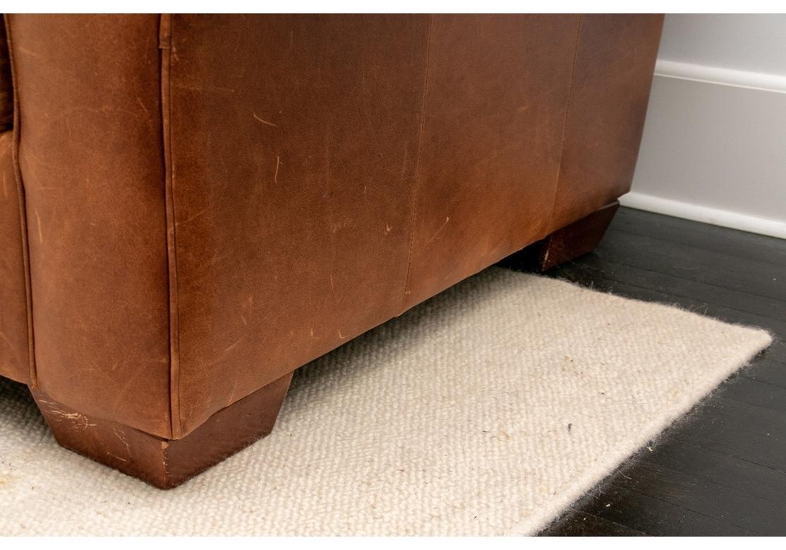 Distressed Vintage Leather Sofa 3
