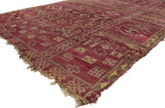 Distressed Vintage Moroccan Rug, Weathered Beauty Meets Boho Bungalow