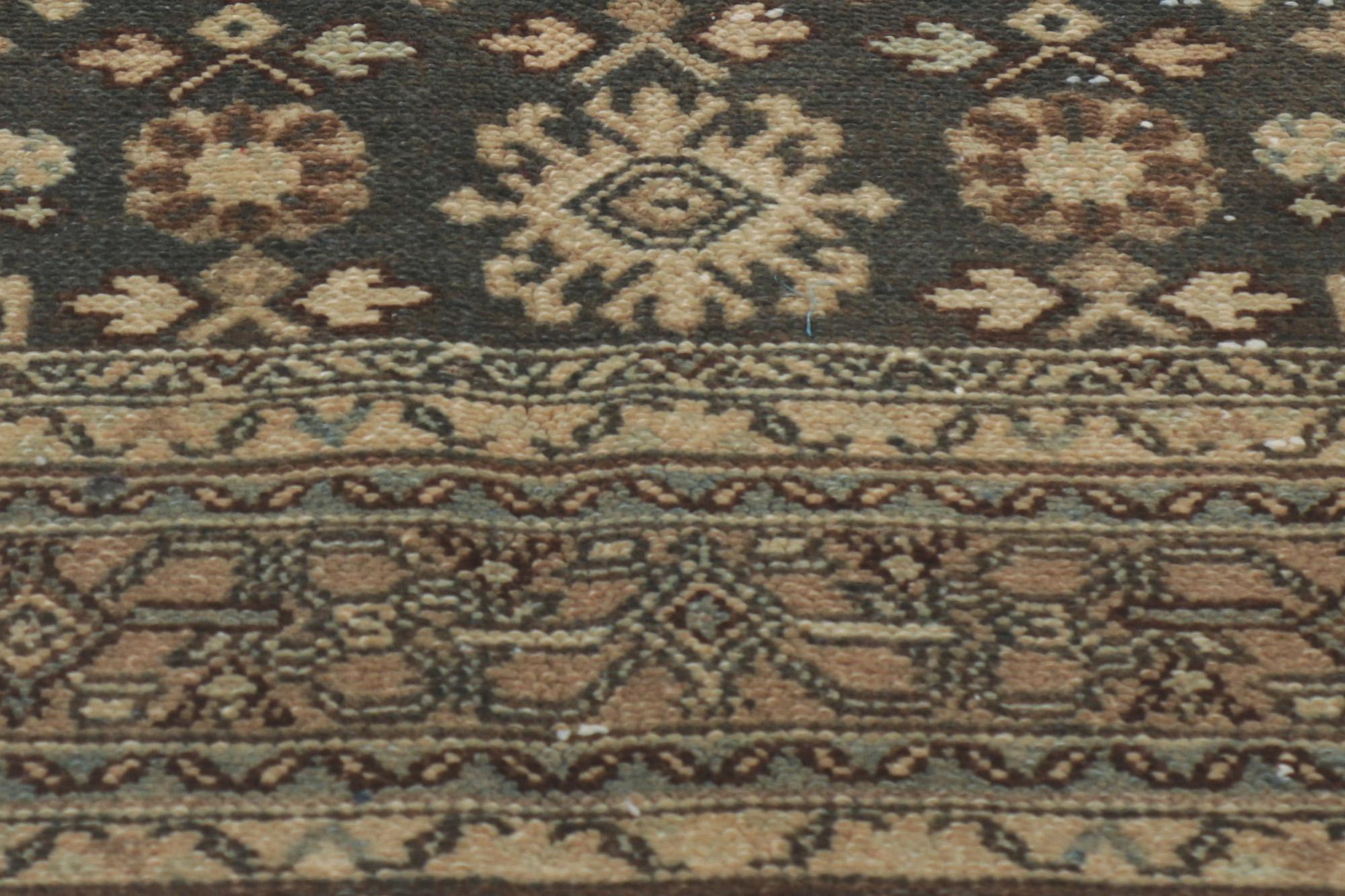 20th Century Distressed Vintage Persian Hamadan Rug, Luxury Lodge Meets Relaxed Refinement For Sale