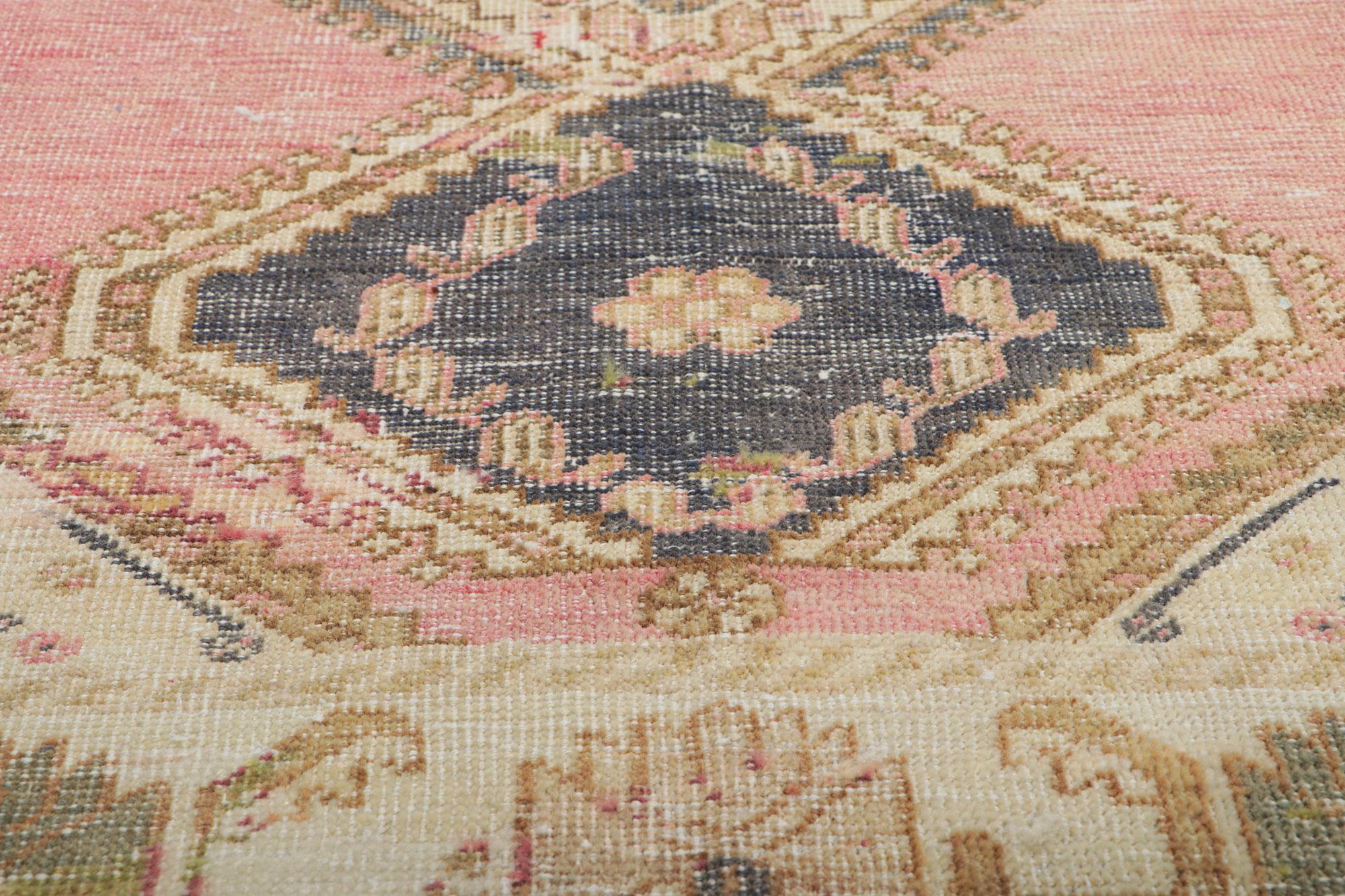 Distressed Vintage Persisch Malayer Teppich (Wolle) im Angebot