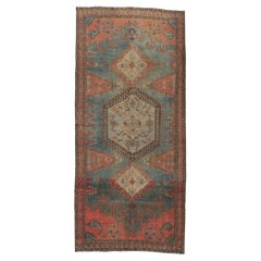 Distressed Vintage Persian Viss Rug, Rustic Finesse Meets Tribal Enchantment