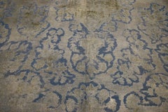 Distressed Vintage Turkish Area Rug with Industrial Rustic French Country Style