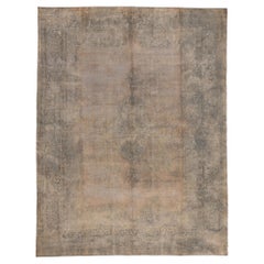 Tapis turc teinté des années 1960, Luxe Utilitarian Appeal rencontre Industrial Chic