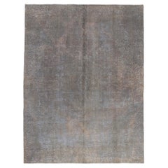 Retro Turkish Overdyed Rug, Luxe Utilitarian Appeal Meets Modern Industrial