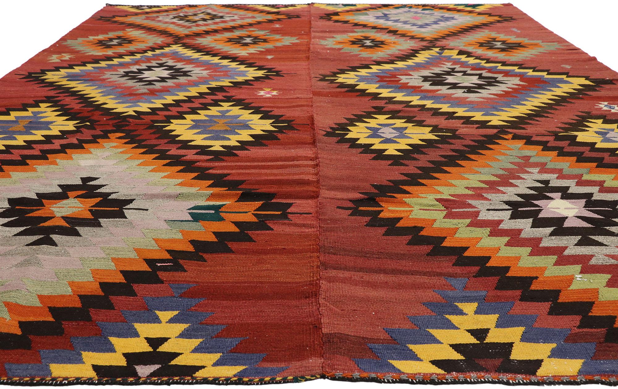 vintage aztec rug