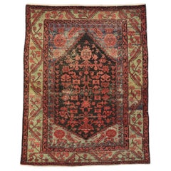 Distressed Vintage Turkish Oushak Rug with Modern Rustic Industrial Style