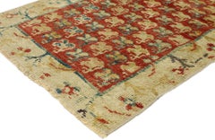 Distressed Vintage Turkish Oushak Rug with Modern Rustic Northwestern Style