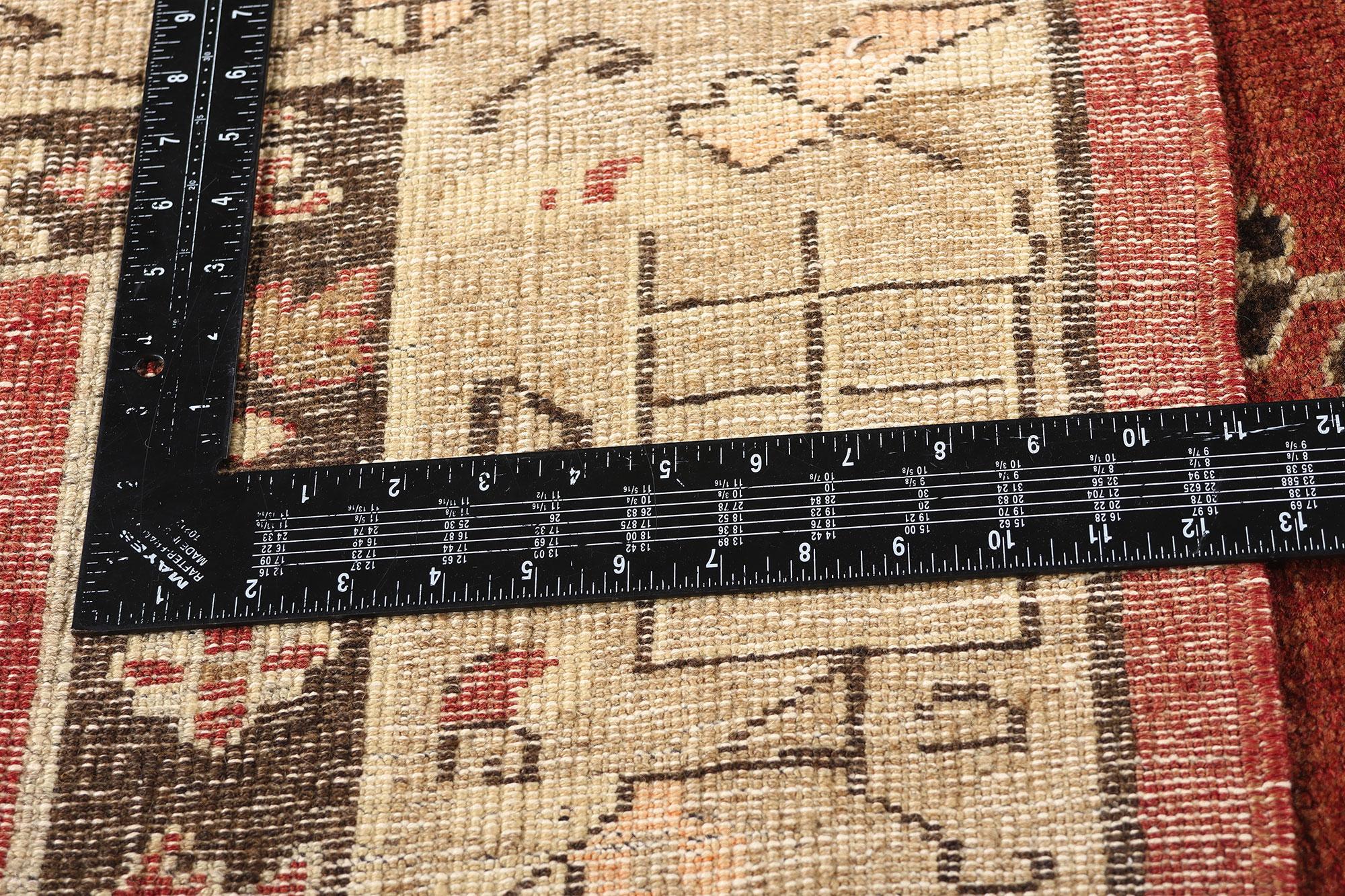 1960's Turkish Oushak Carpet with Traditional Style For Sale 3