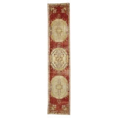 1940's Turkish Oushak Carpet with Modern Rustic Style