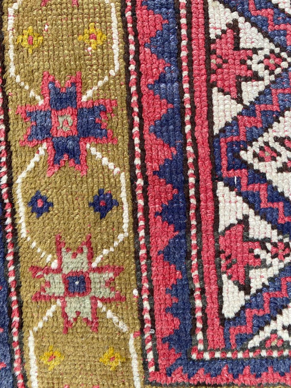 Distressed Vintage Turkish Rug For Sale 4