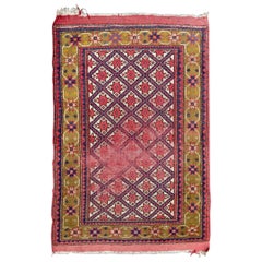 Türkischer Vintage-Teppich im Used-Look