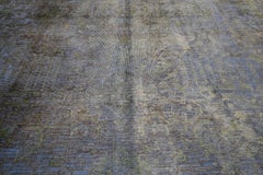 Distressed Vintage Turkish Rug With Industrial Luxe Style