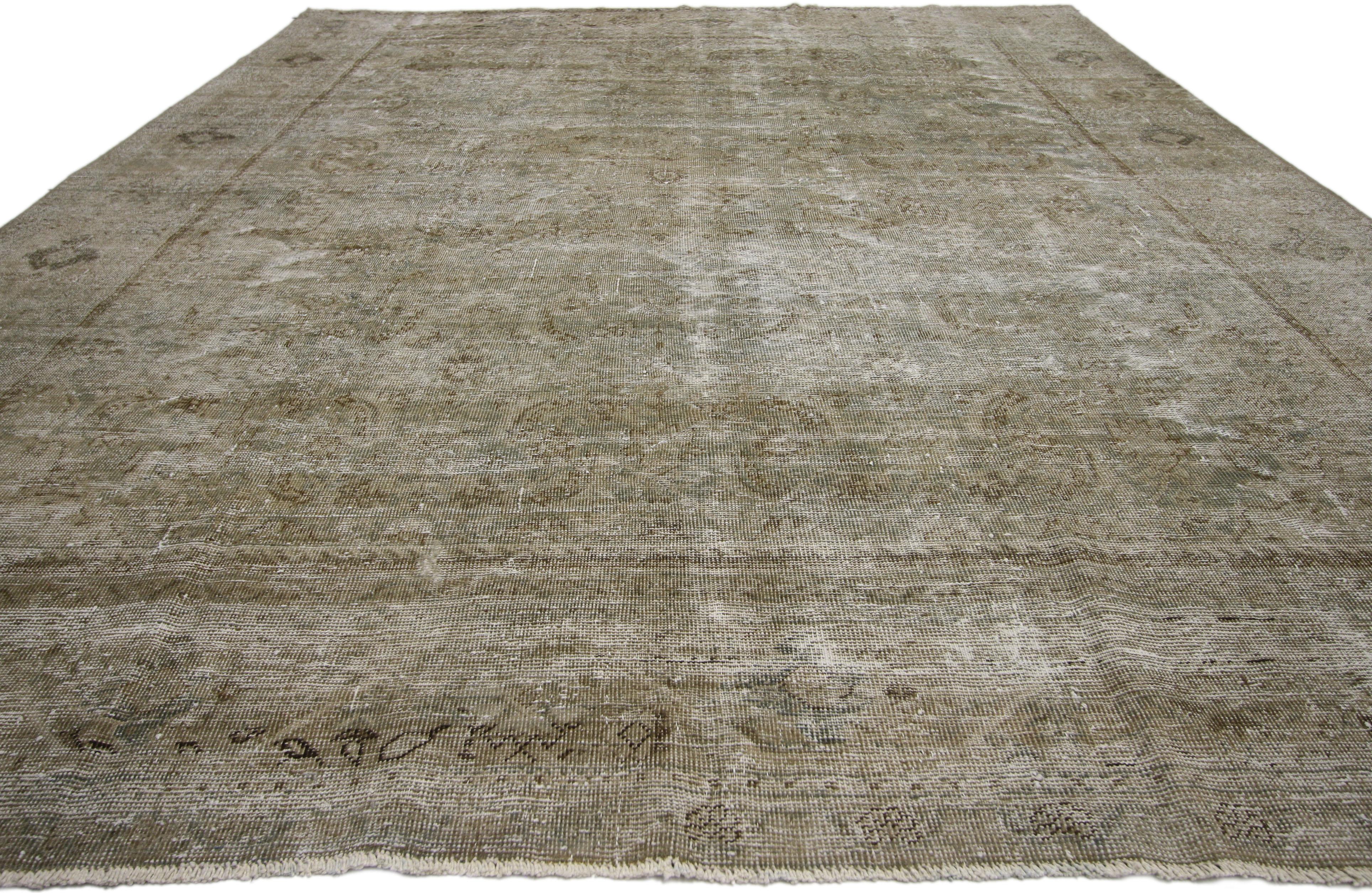 distressed turkish rug