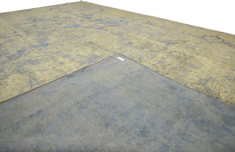 Distressed Vintage Turkish Rug with Chippendale French Country Style ...