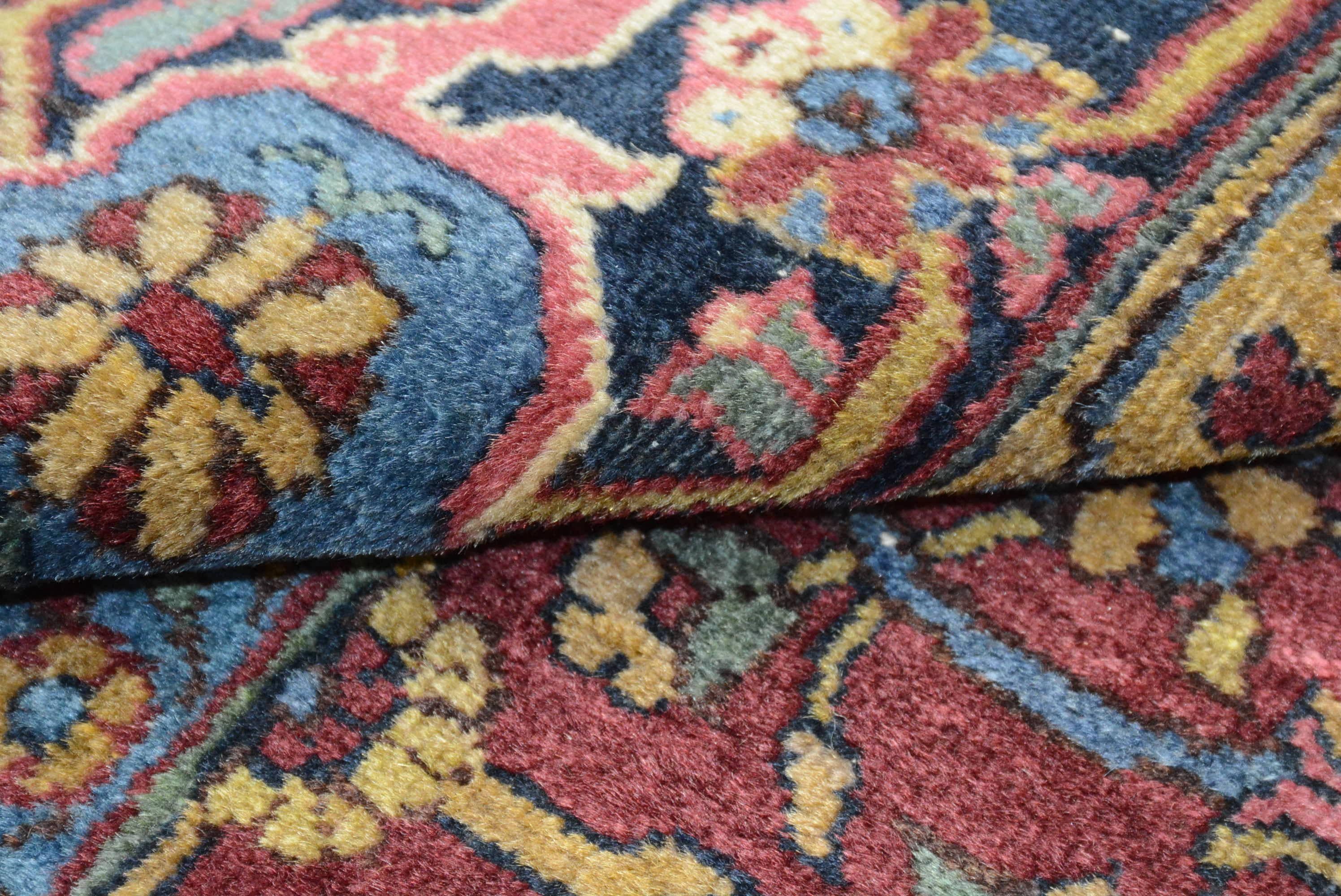 Distressed Vintage Turkish Sivas Carpet For Sale 4