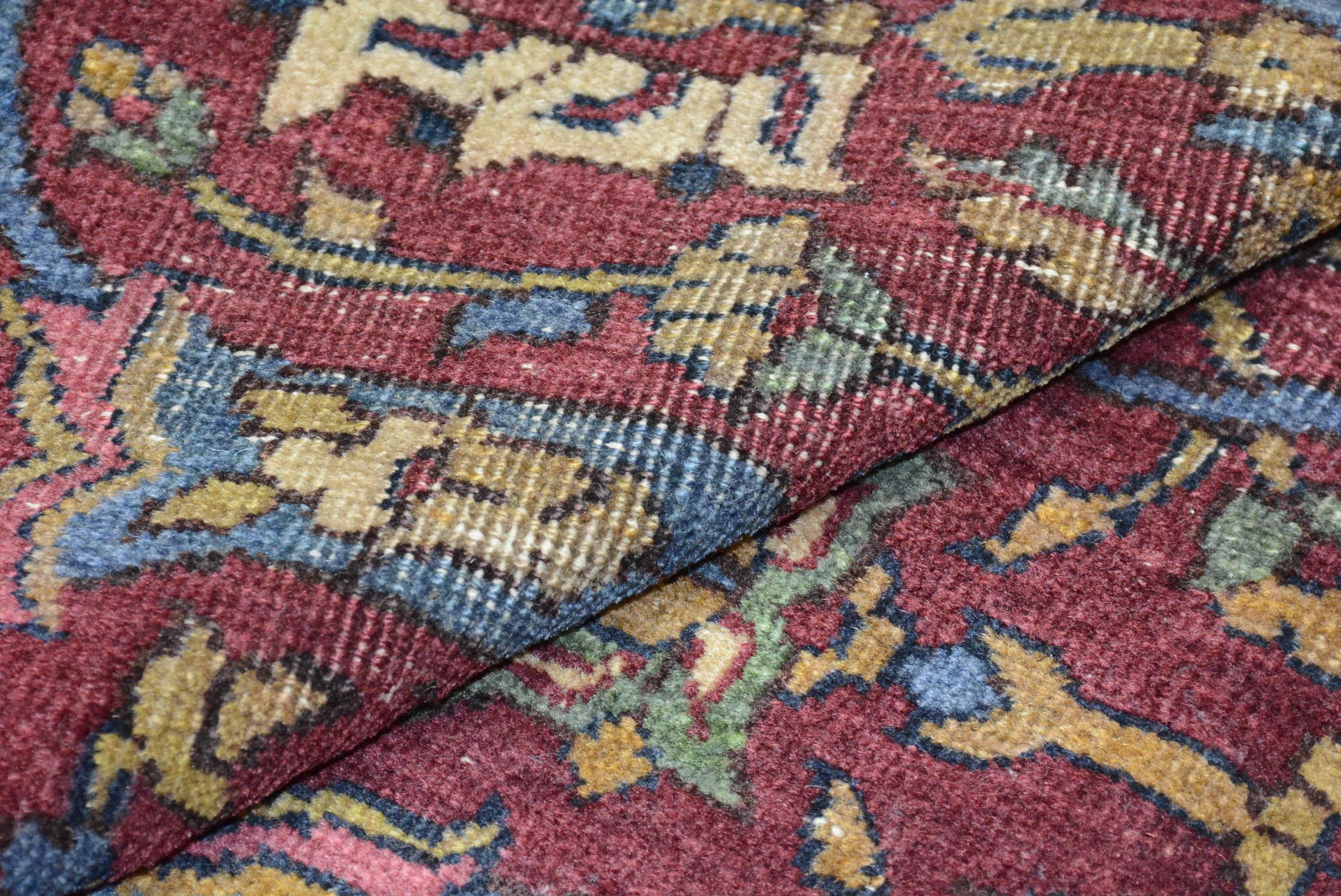 Distressed Vintage Turkish Sivas Carpet For Sale 5