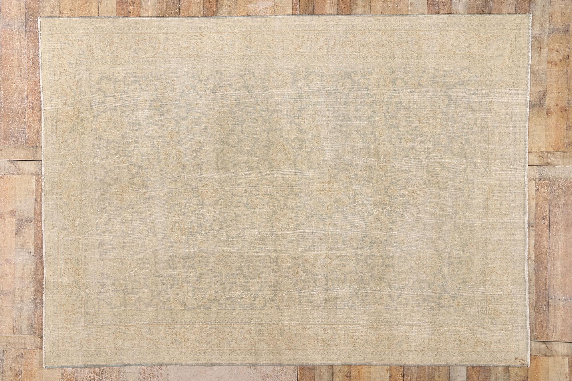 1950's Turkish Sivas Carpet with Modern Style For Sale 1